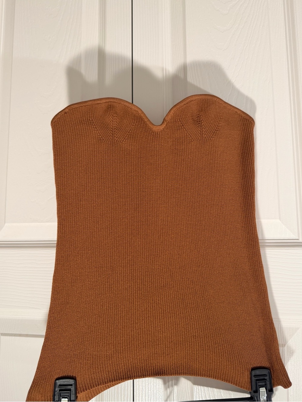 Sophie Rue Strapless Sweetheart Ribbed top